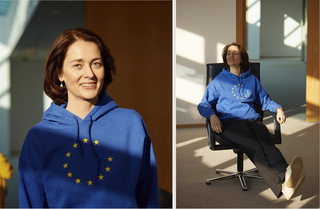 Katarina Barley for the European election campaign, Berlin 2019